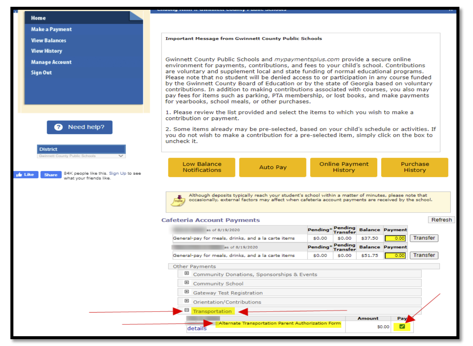 Form view screen